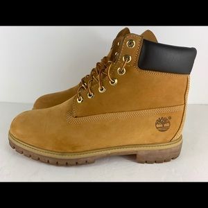 Timberland 6 Inch Premium Wheat Boots Size 11.5